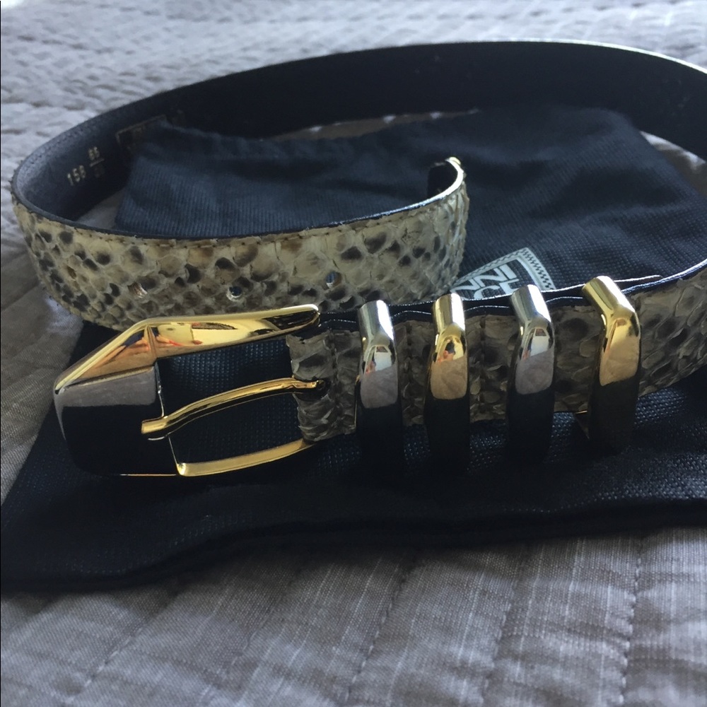 Versace Authentic Python Vintage Belt - image 5